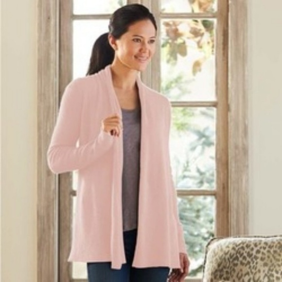 Tela Sweaters Viva Terra Tela New 0 Cashmere Light Pink Open